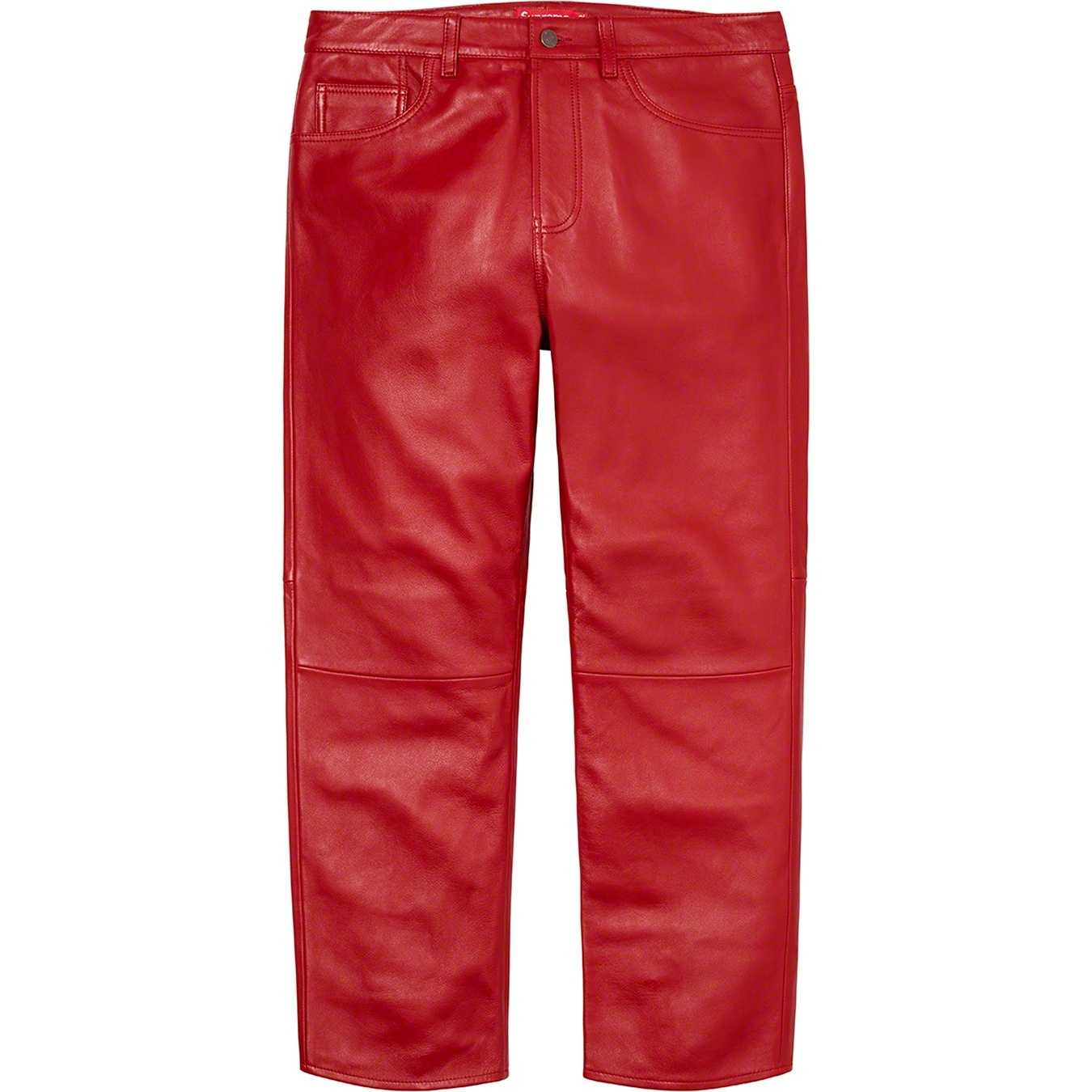 Leather 5-Pocket Jean view 6